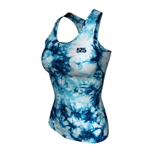 Futópóló ujjatlan női - TIE DYE