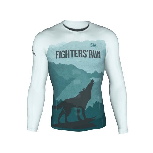 Terep-Akadályfutófelső hosszú ujjú - Fighters' Run Blue Mountains
