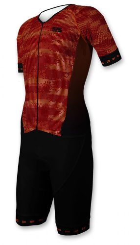 Triatlon versenymez - Rövid ujjú - PIXEL - Orange